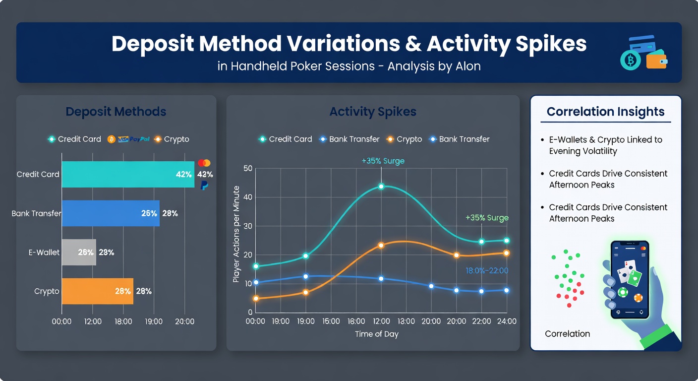 Side-by-side view of handheld poker interface next to live table event with transaction flow overlays