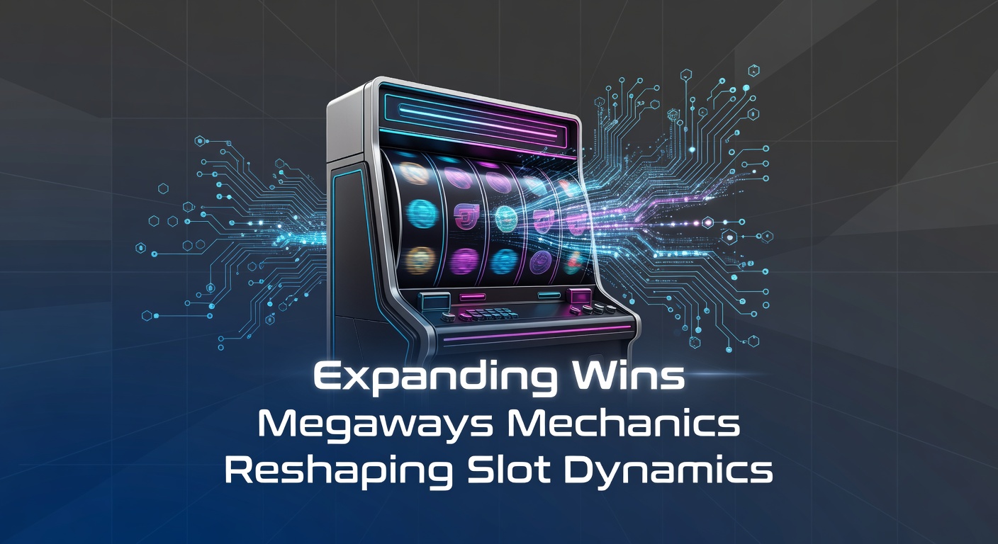 Dynamic Megaways slot reels expanding to show thousands of ways to win, with cascading symbols and multipliers in action