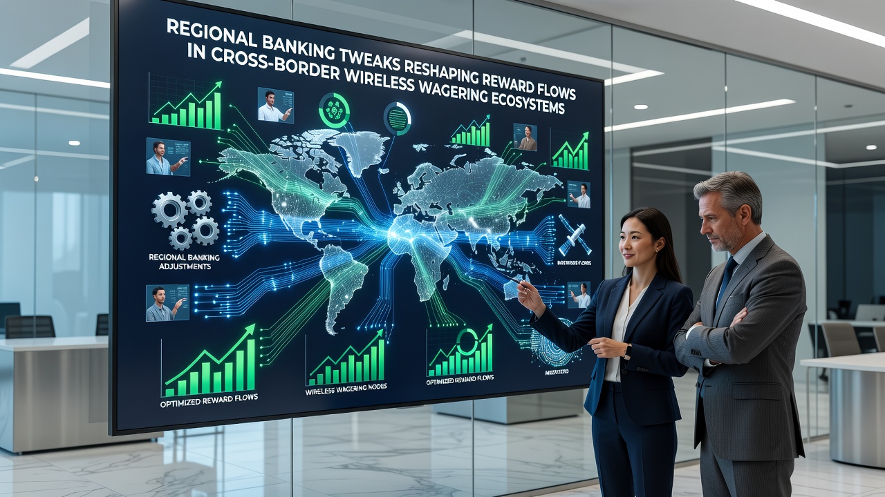 Cross-border payment flows and reward routing in mobile wagering networks